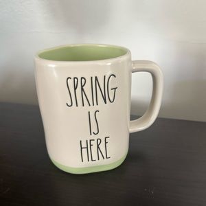 NWT Rae Dunn “Spring is Here” Ceramic Coffee Mug